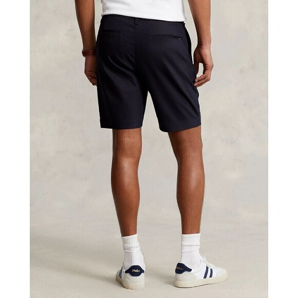 Polo Ralph Lauren Mens 7-Inch Slim Fit Dobby Shorts Collection Navy Size 30 - Picture 2 of 12